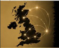 Map of the United Kingdom showing nationwide coverage
